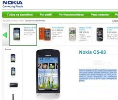 WWW.LOJAONLINENOKIA.COM.BR, LOJA ONLINE NOKIA