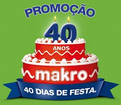 WWW.MAKRO.COM.BR/PROMOCAO40ANOS, PROMOÇÃO MAKRO 40 ANOS