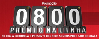 WWW.PROMOCAOMOTOROLA.COM.BR, PROMOÇÃO 0800 PRÊMIO NA LINHA MOTOROLA