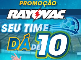 DADE10.RAYOVAC.COM.BR, PROMOÇÃO RAYOVAC DÁ DE 10