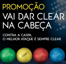 WWW.CLEARANTICASPA.COM.BR, PROMOÇÃO VAI DAR CLEAR NA CABEÇA - BOLA DO NEYMAR