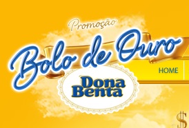 WWW.BOLODEOURODONABENTA.COM.BR, PROMOÇÃO DONA BENTA BOLO DE OURO